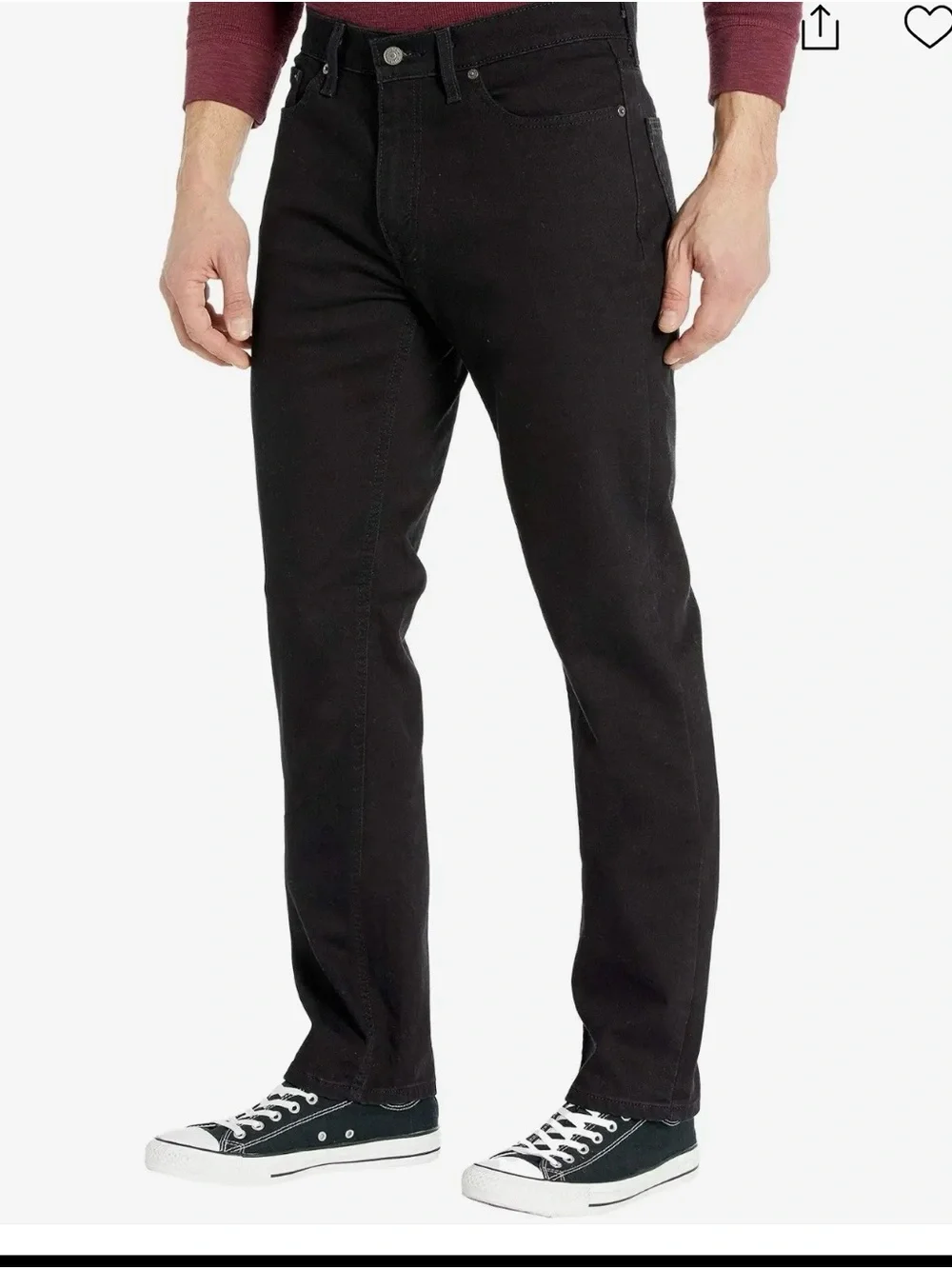 Levi’s Black Jeans 541 Straight Fit